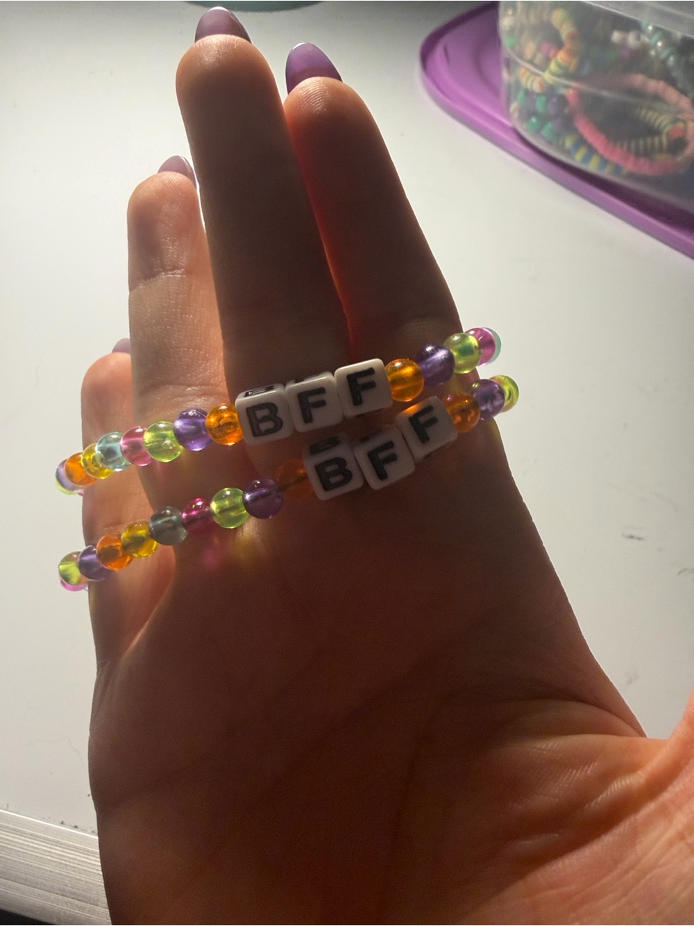 BFF Kids Beaded Friendship Bracelet Set - Multicolor